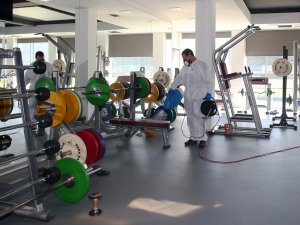 Beşiktaş Kulübü, Tesisleri Dezenfekte Etti