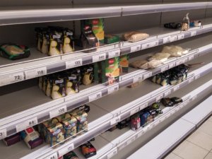 Ruslar Marketlerde Gıda Ürünü Bırakmadı