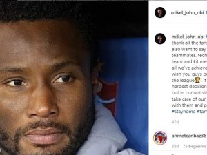 Obi Mikel’den Ayrılık Açıklaması