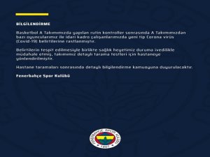 Fenerbahçe Beko’da Korona Virüs!