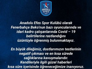 Anadolu Efes’ten Fenerbahçe’ye Geçmiş Olsun Mesajı