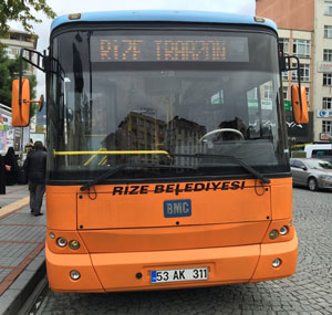 Rize Belediyesi’nin Rize Trabzon Otobüs Seferleri Durduruldu