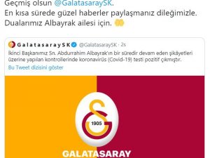 Sivasspor’dan Galatasaray’a Geçmiş Olsun Mesajı