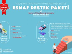 Bakan Albayrak, Halkbank Aracılığıyla Esnafa İki Desteğin Devreye Alındığını Açıkladı