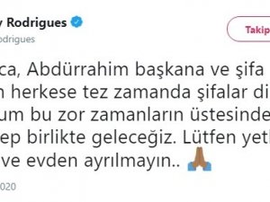 Garry Rodrigues’den Fatih Terim Ve Abdurrahim Albayrak’a Geçmiş Olsun Mesajı