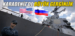 Karadeniz'de Rus Jeti İle Amerikan Savaş Gemisi Arasında Gerginlik