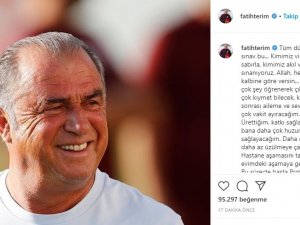 Fatih Terim: "Hastane Aşamasını Tamamlayıp Evimdeki Aşamaya Geçiyorum"