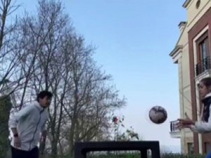 Trabzonsporlu Guilherme Antrenmanlarını Eşi İle Birlikte Yapıyor