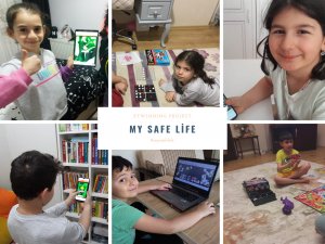 9 Mart İlkokulundan "Evde Kal Güvenli Oyun Oyna"
