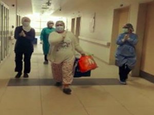 Korona Virüsü 22 Günde Yendi, Alkışlarla Taburcu Oldu