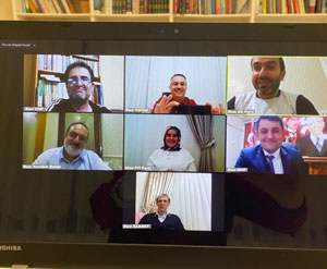 Vali Çeber, Siyasi İl Başkanlarıyla Video Konferans Yöntemiyle Toplantı Yaptı