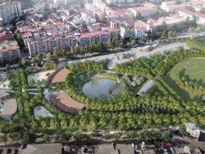 Trabzon’da Millet Bahçesi’nin İnşaat Çalışmaları Sürüyor