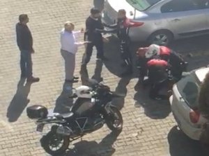 Polisten Site Yöneticisine Orantısız Güç Kullanımı