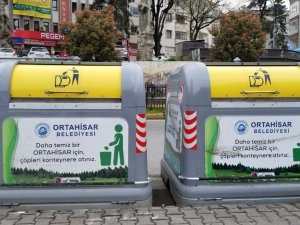 Ortahisar’a Hijyenik Çöp Konteynerleri