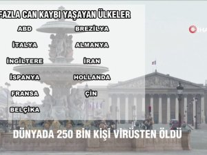 Dünyada 250 Bin Kişi Virüsten Öldü