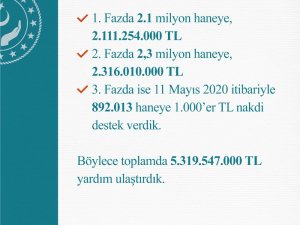 Bakan Selçuk: “Vatandaşlarımıza Pandemi Sosyal Destek Programı Kapsamında Sosyal Yardımları Ulaştırıyoruz”