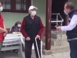83 Yaşındaki Görme Engelli Vatandaştan Örnek Davranış