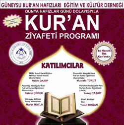 Rize'de Kur'an-ı Kerim Ziyafeti