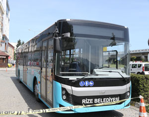Rize Belediyesi’nden Trabzon Hattına 2020 Model Otobüs