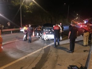 Giresun’da Trafik Kazası: 1 Yaralı