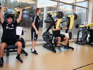 Beşiktaş Salonda Çalıştı