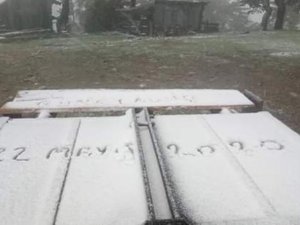 Çorum’da Mayıs Ayında Kar Sürprizi