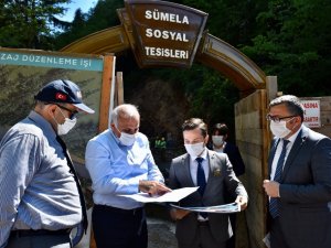 Sümela Manastırı Ve Altındere Vadisi’nde Yapılan Çalışmaları Yerinde İncelediler