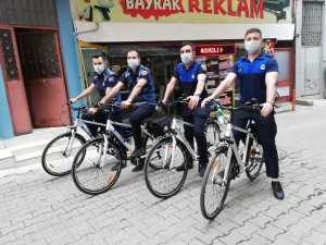 Giresun’da Bisikletli Zabıta Ekipleri İş Başında