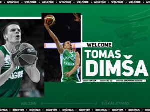 Zalgiris Kaunas, Tomas Dimsa’yı Kadrosuna Kattı
