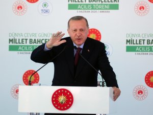 Cumhurbaşkanı Erdoğan, Millet Bahçelerini Açtı