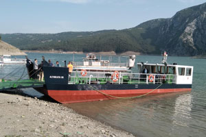 Samsun'da Altınkaya 55 feribotu ilk seferini gerçekleştirdi