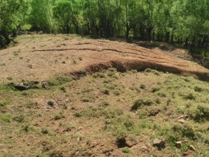 Bingöl’de Mezrada 4 Ev Heyelan Riski Nedeniyle Boşaltıldı