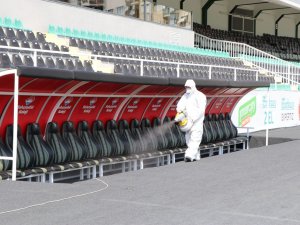 Denizlispor, Beşiktaş Karşılaşması Öncesi Stadyum Dezenfekte Edildi