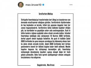 Max Kruse, Ayrılığın Nedenini Açıkladı