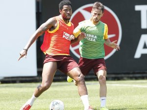 Galatasaray’da Marcao Takımla, Falcao Salonda Çalıştı