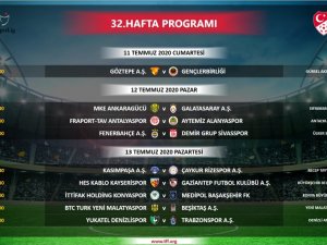 Süper Lig’de 32. Hafta Programında Değişiklik