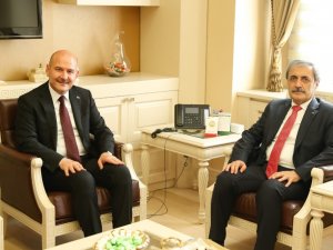 Bakan Soylu’dan Yargıtay Cumhuriyet Başsavcısı Şahin’e Ziyaret