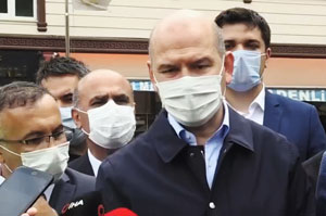 İçişleri Bakanı Soylu: Rize'de Selden Etkilenen 2 Kişi Hastanede