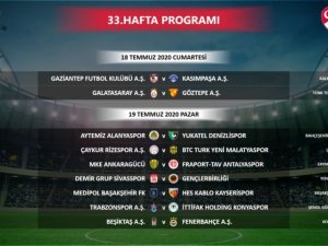 Tff, Süper Lig’in 33. Haftasında Program Değişikliği Yaptı