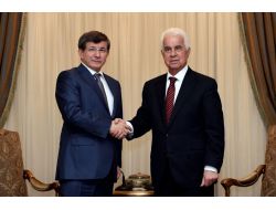Davutoğlu Kktc Cumhurbaşkanı Eroğlu İle Görüştü