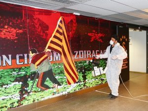 Galatasaray’ın Stadı, Göztepe Maçı Öncesi Dezenfekte Edildi