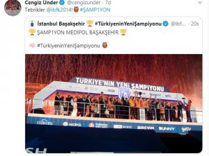 Cengiz Ünder’den Medipol Başakşehir’e Tebrik