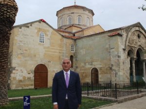 Kültür Ve Turizm Bakanı Mehmet Nuri Ersoy Trabzon’da Ayasofya-i Sağir Camii Şerifi’nde İncelemelerde Bulundu