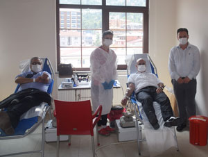 Rize İl Emniyet Müdürlüğünden Kan Bağışına Destek