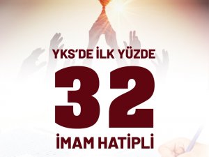Yks’de İlk Yüze 32 İmam Hatipli Öğrenci Girdi