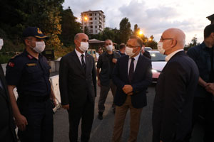İçişleri Bakan Yardımcısı Erdil, Rize'de Trafik Denetimine Katıldı