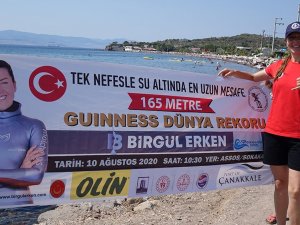 Milli Sporcu Birgül Erken, Çanakkale’de Dünya Rekorunu Deneyecek