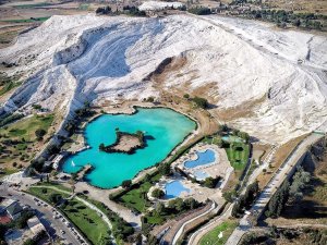 Vatandaşlar Pamukkale’nin Eşsiz Manzarasını Kocaçukur’dan İzledi