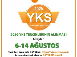2020-yks Tercihleri Başladı