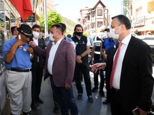 Gümüşhane’de Geniş Kapsamlı Koronavirüs Denetimi Yapıldı